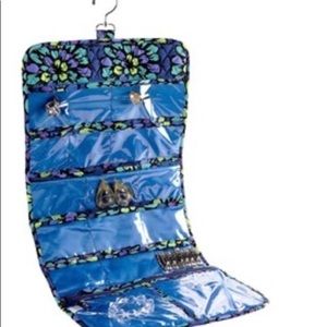 Vera Bradley indigo pop keep it up hanging organizer